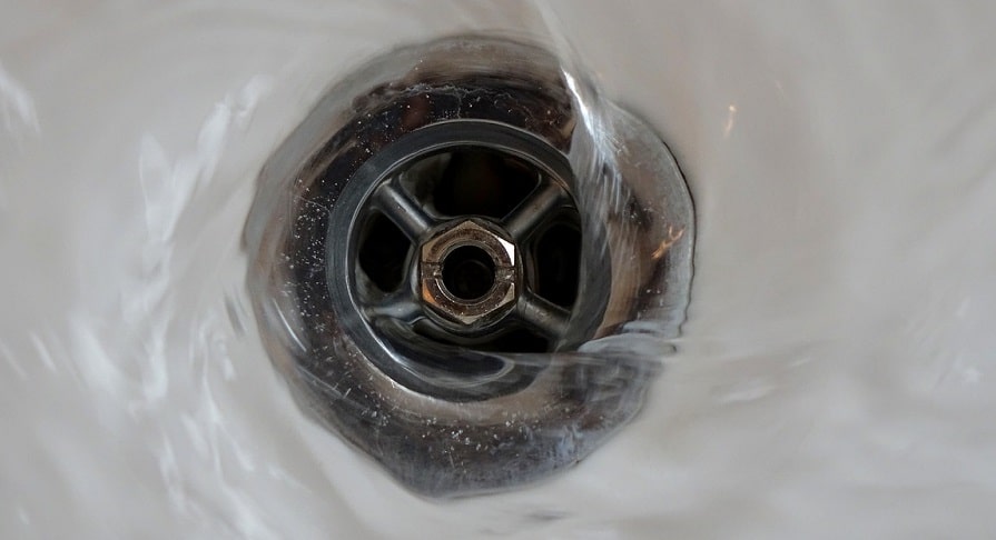 Abfluss verstopft- die besten Hausmittel zum Reinigen Salz Essig Backpulver 3-min