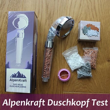 Alpenkraft Duschkopf Test